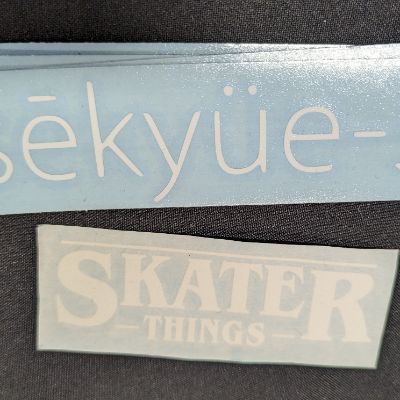 Clear or Holographic Sticker item
