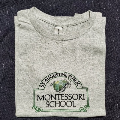 Adult large t-shirt grey item