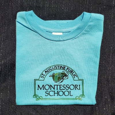 Adult large t-shirt blue item