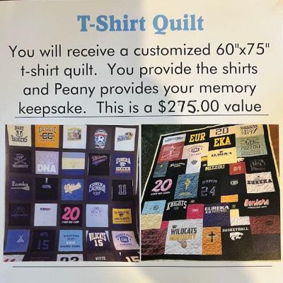 Custom T-Shirt Quilt by Peany item