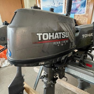 2005 Tohatsu 4HP four stroke outboard item