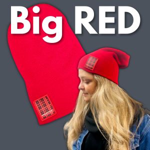 "Big RED" - Red Uncuffed Beanie item