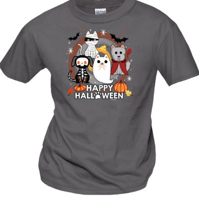 Happy Halloween (Charcoal) - Adult 2XL item