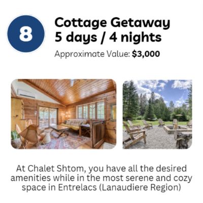 8 Cottage Getaway 5 days / 4 nights item