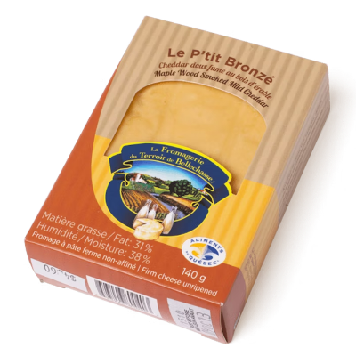 Le P'tit Bronzé- Cheddar fumé au bois d'érable item