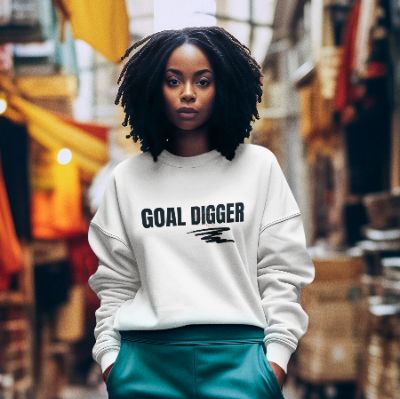 Goal Digger Basic Sweatshirt "white" item