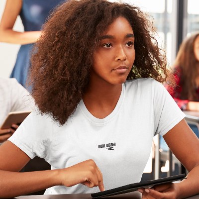 Goal Digger Basic Tee "white" item