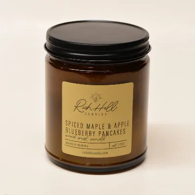 Spiced Apple & Maple Blueberry Pancakes  |  SMALL item