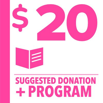 Suggested Donation & 2023 Event Program item