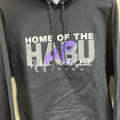 Black Home of the Habu Hoodie w/pocket item