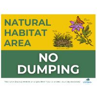 Bayou Preservation Natural Habitat Area Yard Sign item