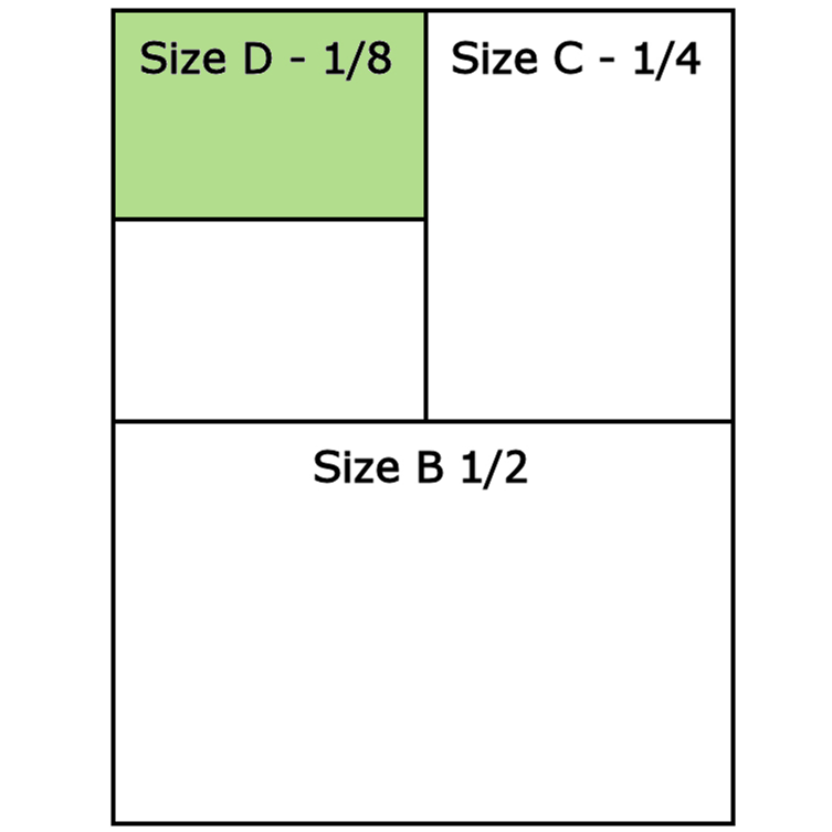 Program Ad - Size D (1/8 Page) - Business item