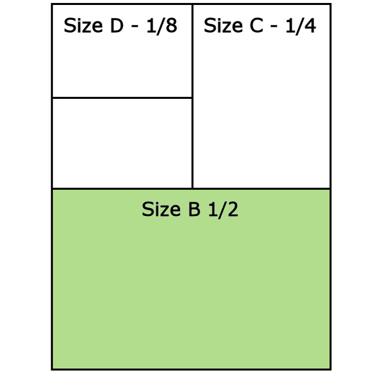 Program Ad - Size B (1/2 Page) - Half item