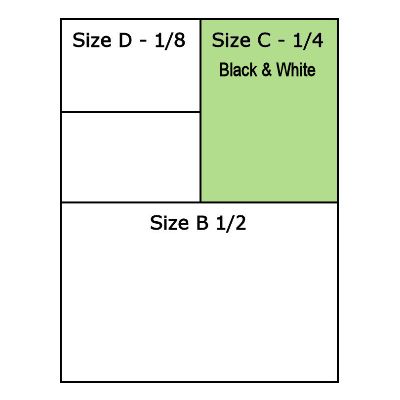 Player Ad - Size C (1/4 Page) - Quarter item