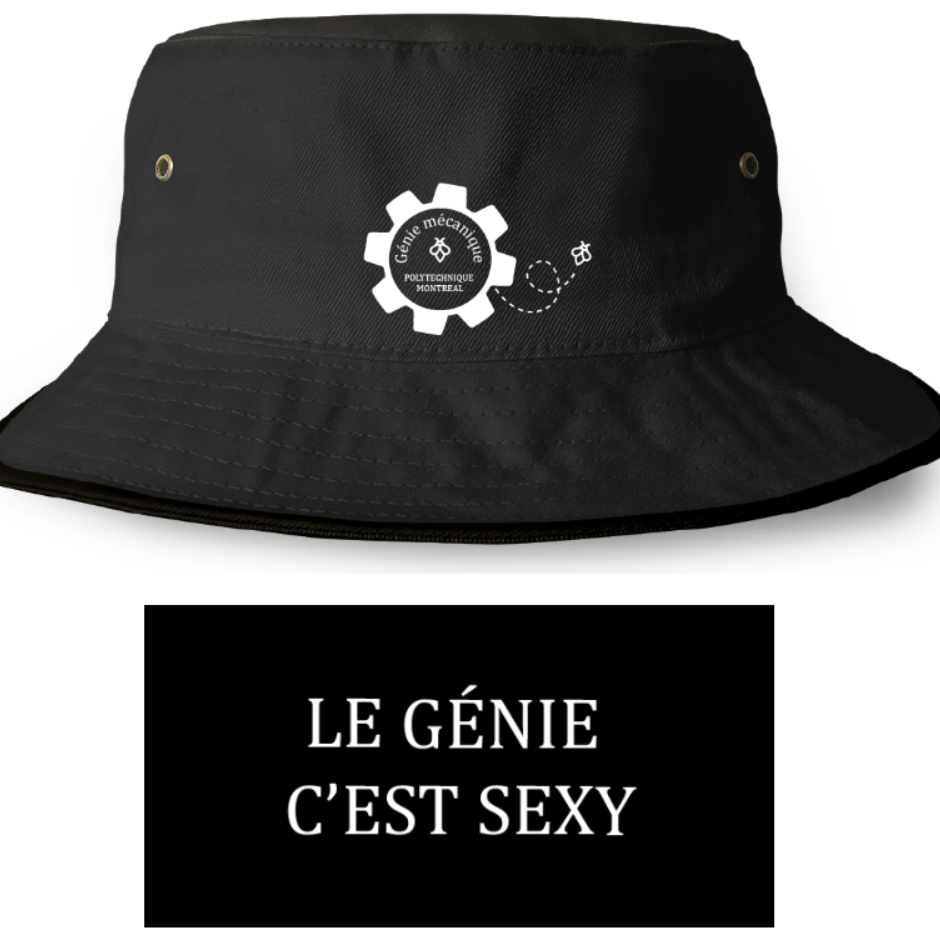Bucket hat black item