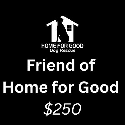 Friend of Home for Good Dog Rescue item