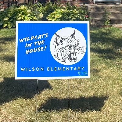 Wilson Wildcats Yard Sign item
