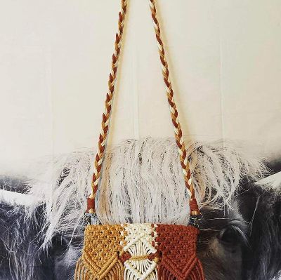 Crossbody Crochet Purse item