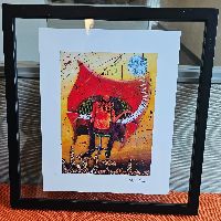 Item #16 - Marcus Glen - Keys to the Soul (Red) (Lithograph) item