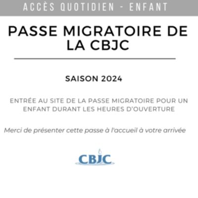 Accès quotidien - Enfant (5 à 12 ans) item