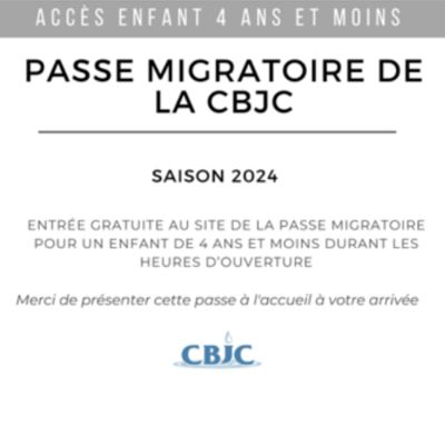 Accès enfant - 4 ans et moins item