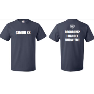 CIMUN XX T-Shirt - Navy item