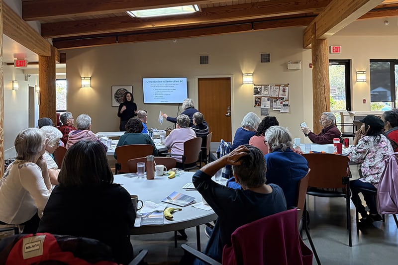 Marie-Noël Campbell at the Tillicum Lelum Aboriginal Friendship Centre in Nanaimo.