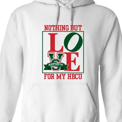 Small White--Nothing But Love for My HBCU Hoodie item