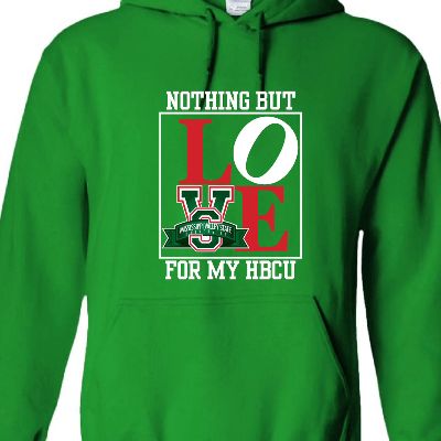5X Green--Nothing But Love for My HBCU Hoodie item