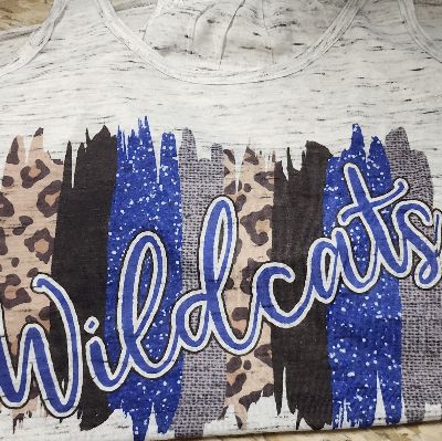 Gray Paintbrush Tank Top item