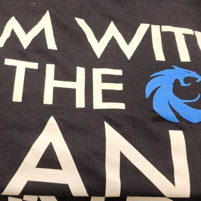 Black I'm with the Band T-shirt item