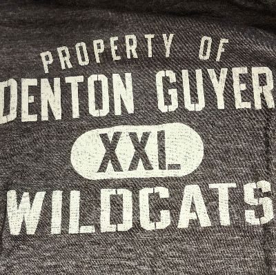 Gray Youth Property of Denton Guyer Wildcats T-shirt item