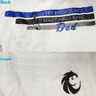 White Band Dad T-shirt item