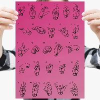 Affiche LSQ 11x17 rose item