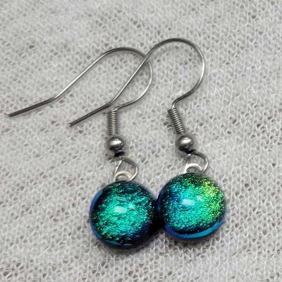 Boucles d'oreilles vertes item