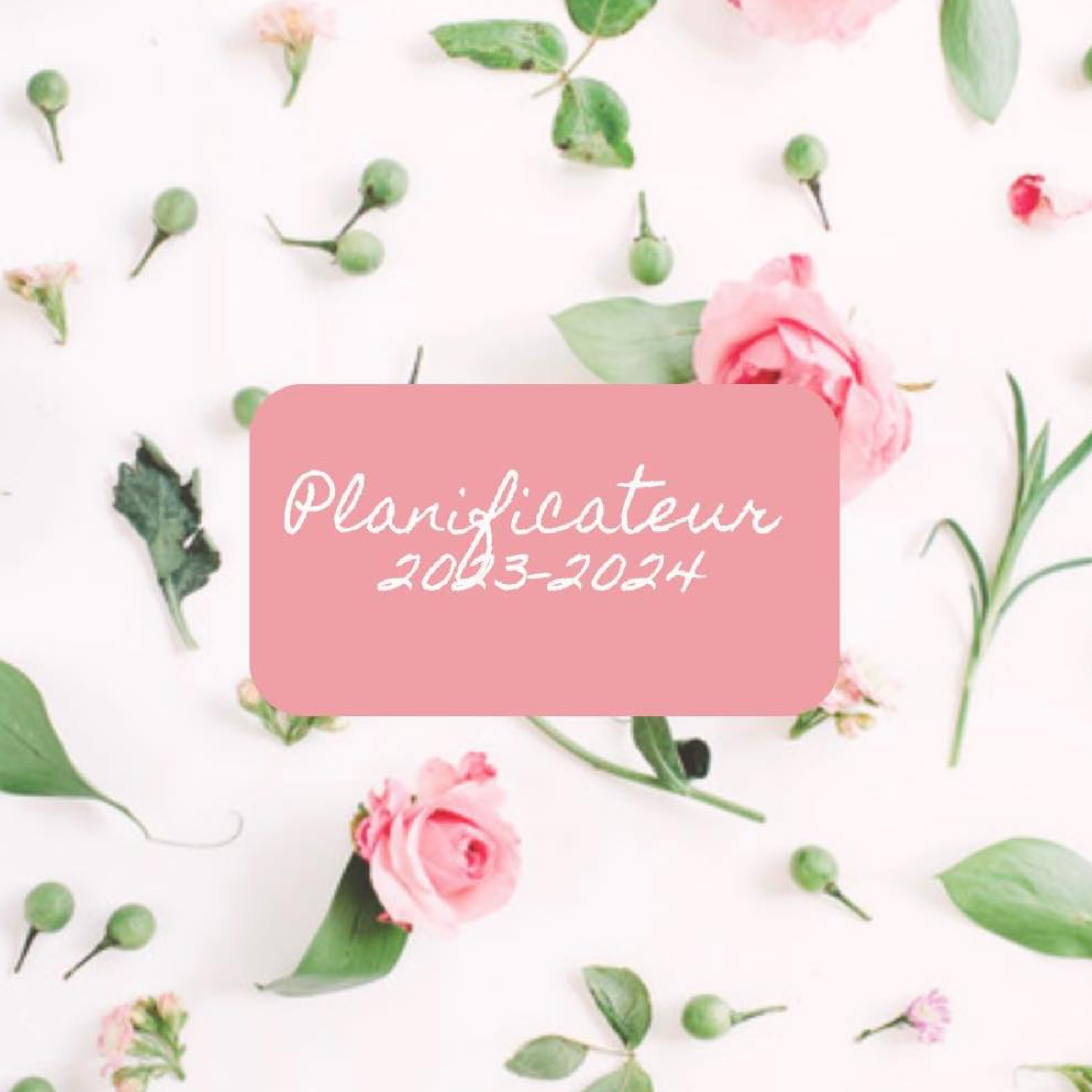 Planificateur Fleurs item