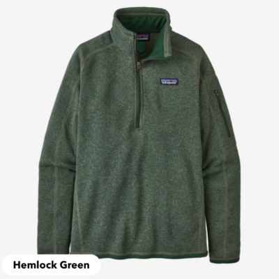 Femmes Hemlock Green - Better Sweater quarter (1/4) zip item