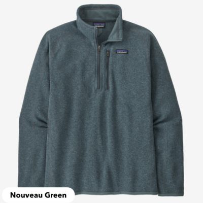 Hommes Nouveau Green - Better Sweater quarter (1/4) zip item