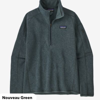 Femmes Nouveau Green - Better Sweater quarter (1/4) zip item