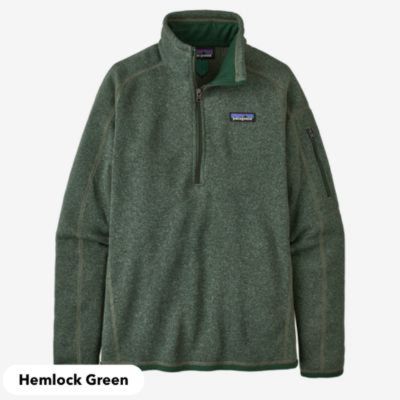 Femmes Hemlock Green - Better Sweater quarter (1/4) zip item
