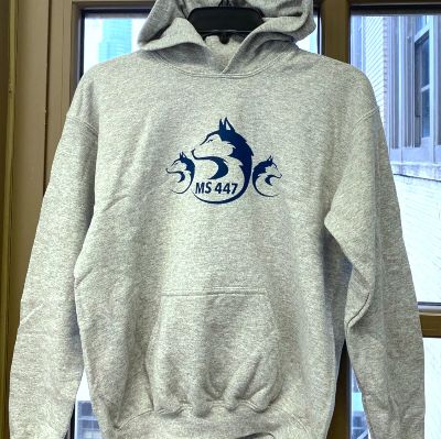 Grey Hoodie.  Youth M item