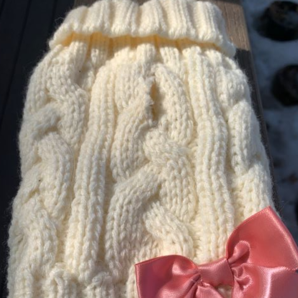 Knitted sweater for small dog or cat item