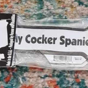 I Love My Cocker Spaniel car magnet item