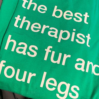 The best therapist has fur and four legs item