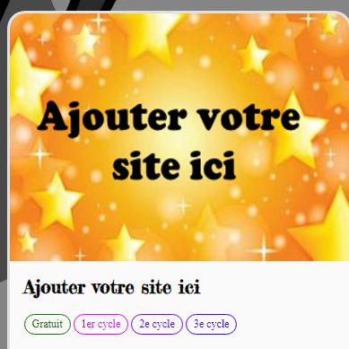 Position sur le site ProfÉlève (1 mois) item