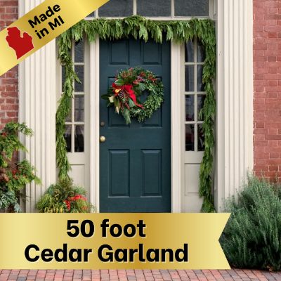50' Cedar Garland: Pick-up 11/19 item