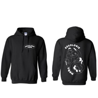 Hoodie noir artiste item