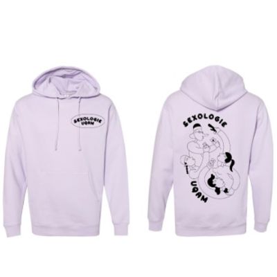 Hoodie lilas item