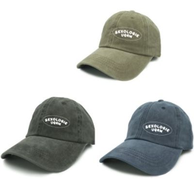 Casquette style délavée noir item