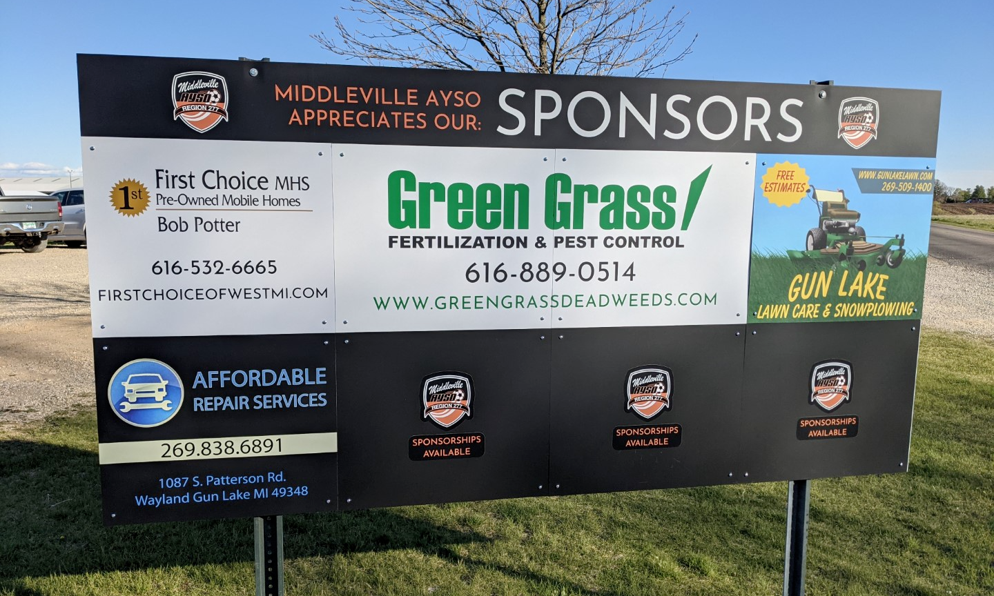 Sponsors and Equipment Campaign